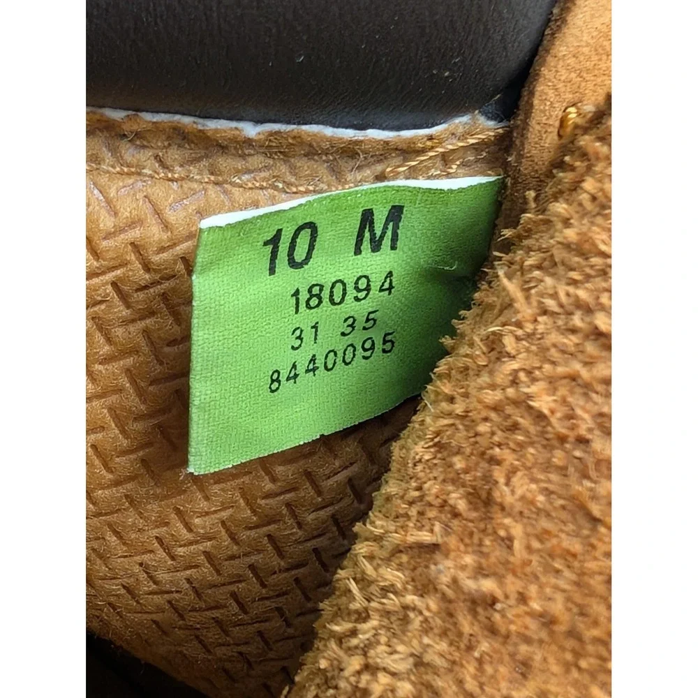 Timberland Boots Mens 10 Wheat 6-Inch Premium 18094 Waterproof Nubuck Workwear